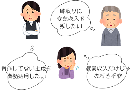 農家のお悩み
